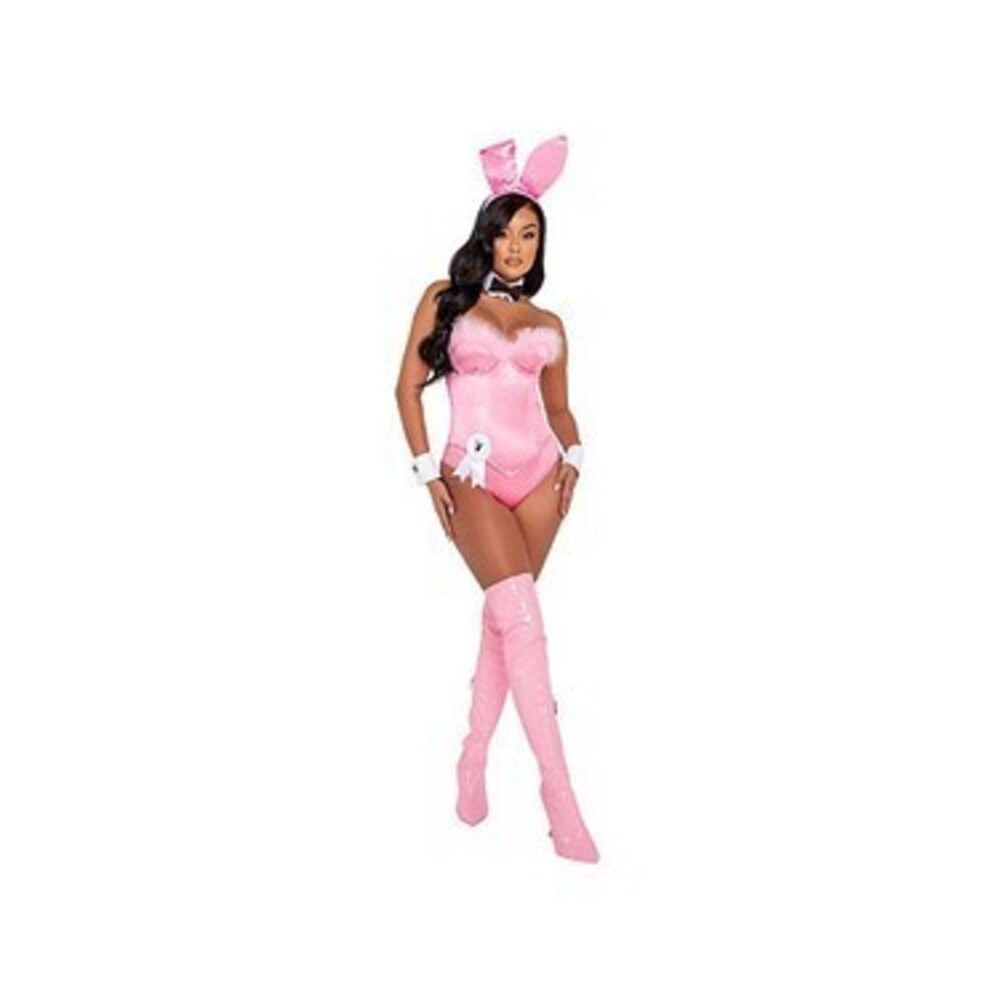 Adult Pink Boudoir Playboy Bunny Costume